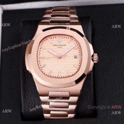 Knockoff Patek Philippe Nautilus 40mm Watches All Rose Gold